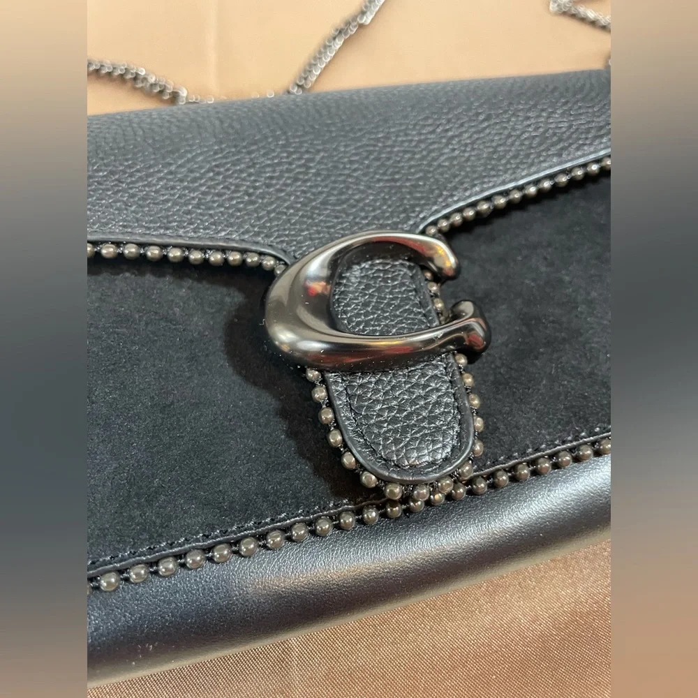 NWT COACH Tabby Clutch with bead chain - Picture 6 of 12